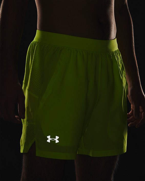 Men's UA Run Up The Pace 5'' Shorts, Green, pdpMainDesktop image number 4
